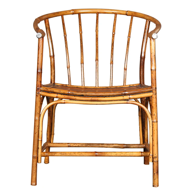 

Arm chair Merlot bamboo master chair tea room space back chair arm antique bow back