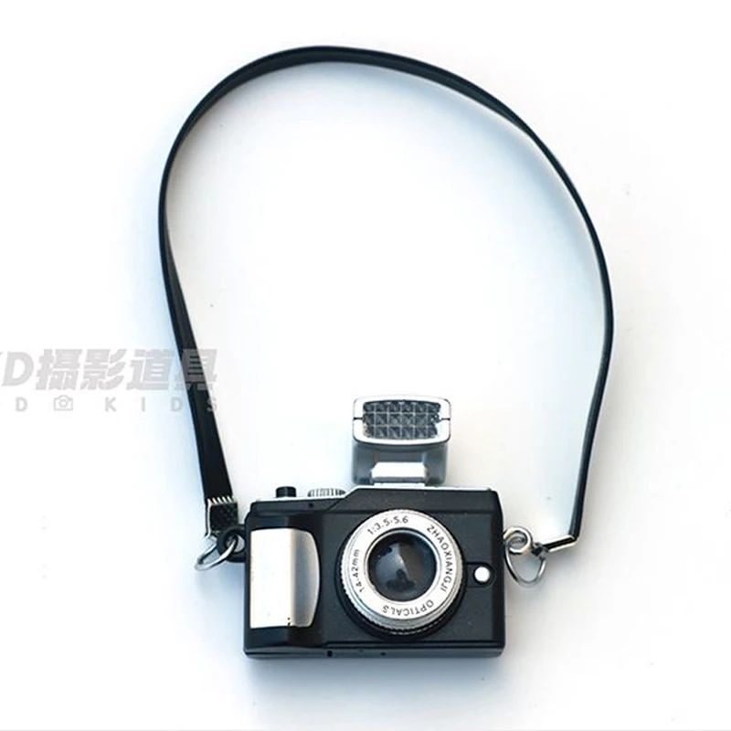 Newborn Photography Props Set Mini Camera and Clock Model Baby Photo Studio Decorative Accessories for Infant Photoshoot