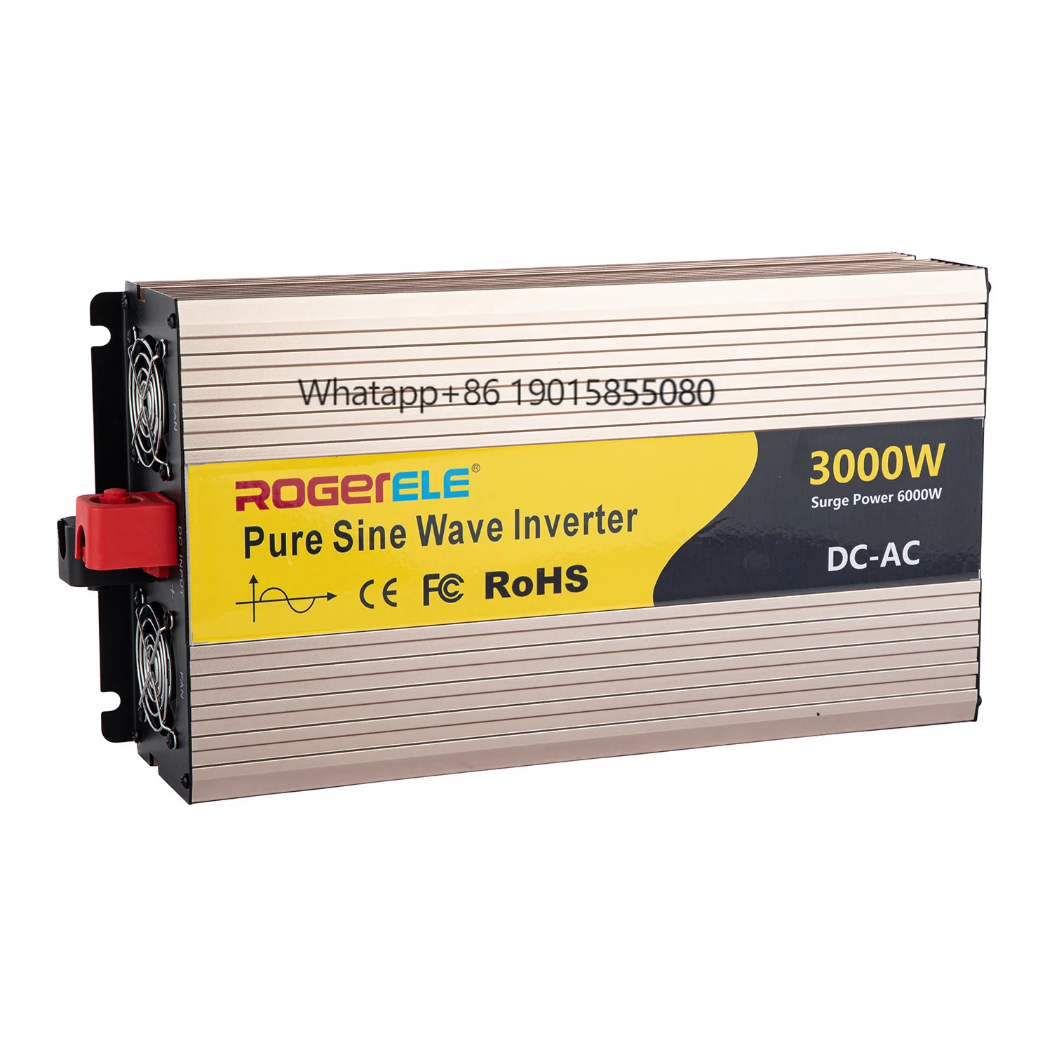 

Hot Sell 12V 24V DC to 120V 220V AC Pure Sine Wave Ac Battery Charger 3000W Car Power Inverter with UPS Charger