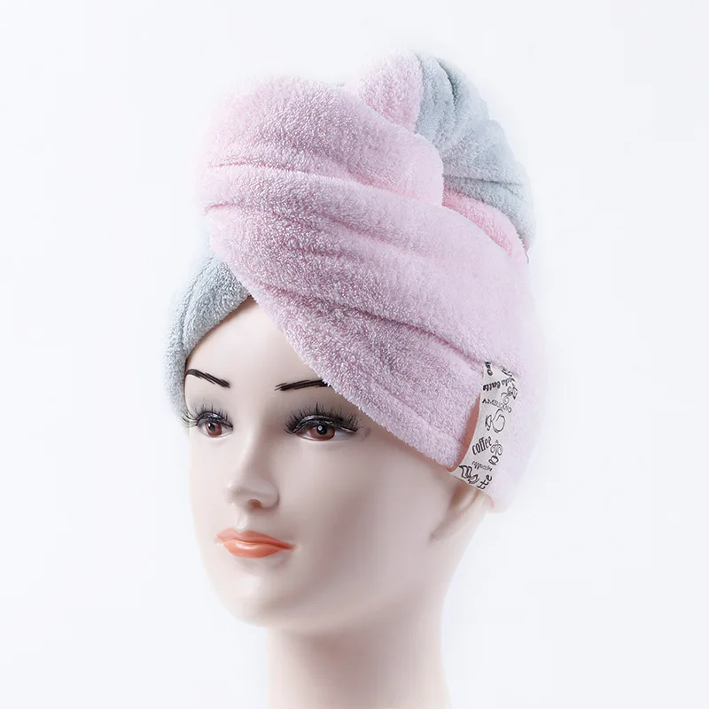 Rapided Drying Hair Towel Magic Microfiber Hair Fast Drying Dryer Hair Dry Hat Wrapped Towel Bath Wrap Hat Quick Cap Turban Dry