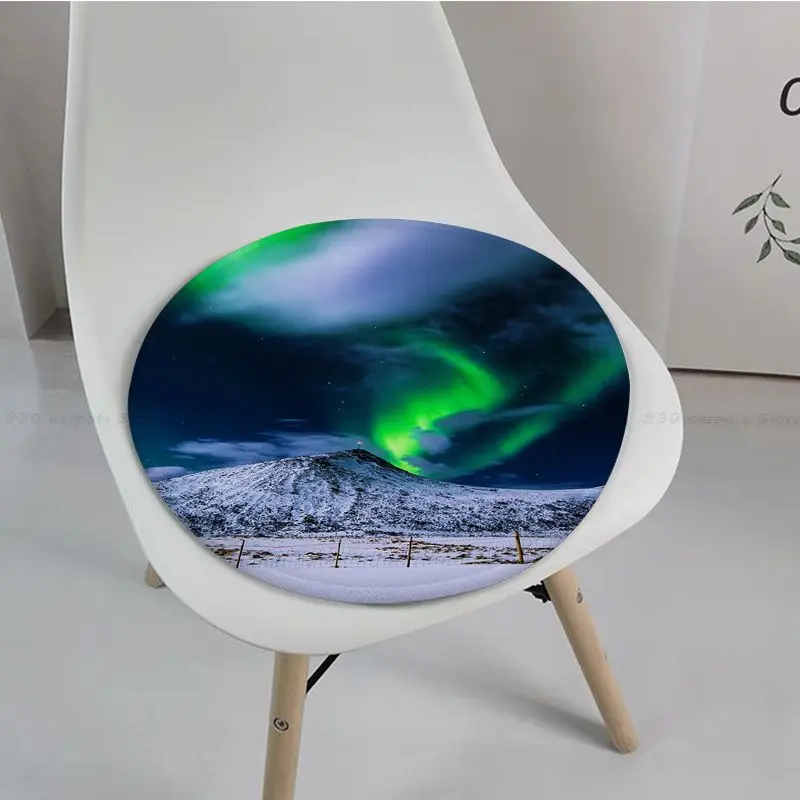 Aurora Polar Lights Modern Minimalist Style Sofa Mat Dining Room Table Chair Cushions Unisex Fashion Anti-slip Sofa Decor Tatami