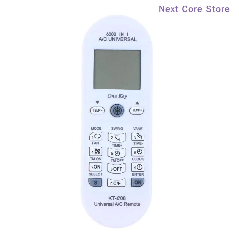 [NC]Universal Air Conditioner Remote E08 6000 In 1 One Key Match Sensitive Long Distance Replacement Controller For Home AC[NC]