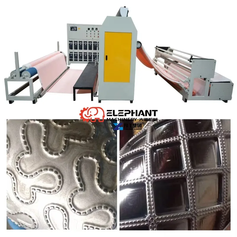 Full Automatic Ultrasonic Embossing Machine for Quilts Making Nonwoven Fabric Textile Compound Processing Equipment