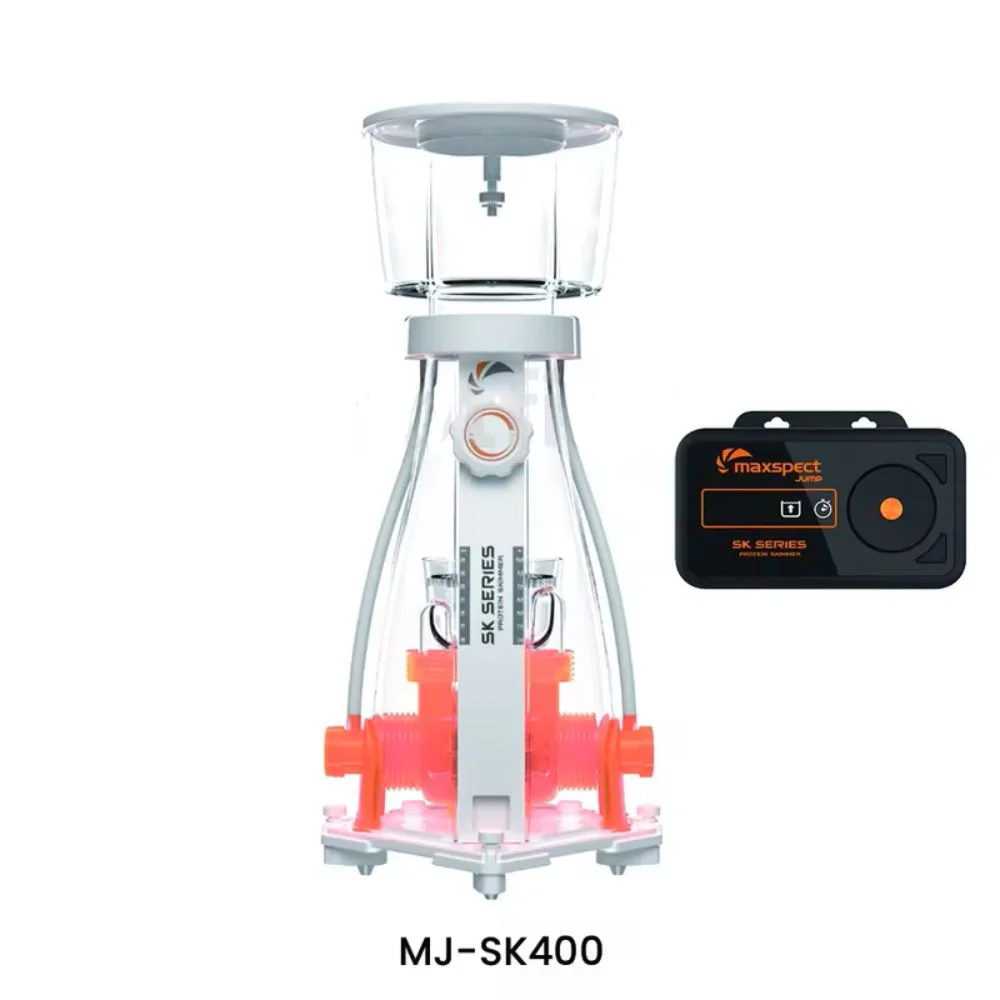 Jump MJ-SK200/SK400/SK800 Double Inlet and Double Needel Wheel DC Aquarium Protein Skimmer for Saltwater Marine Coral Reef Tank