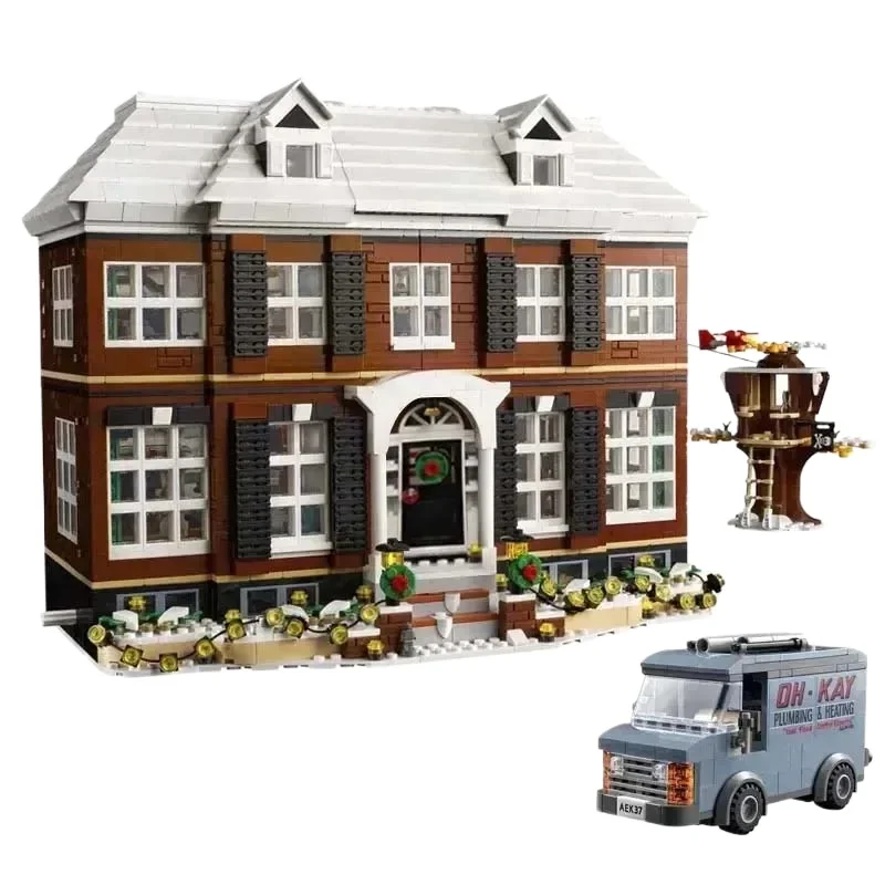 3955PCS 21330 Model Building Blocks Home Alone House Bricks Educational Toy For Boy Kids Birthday Gifts