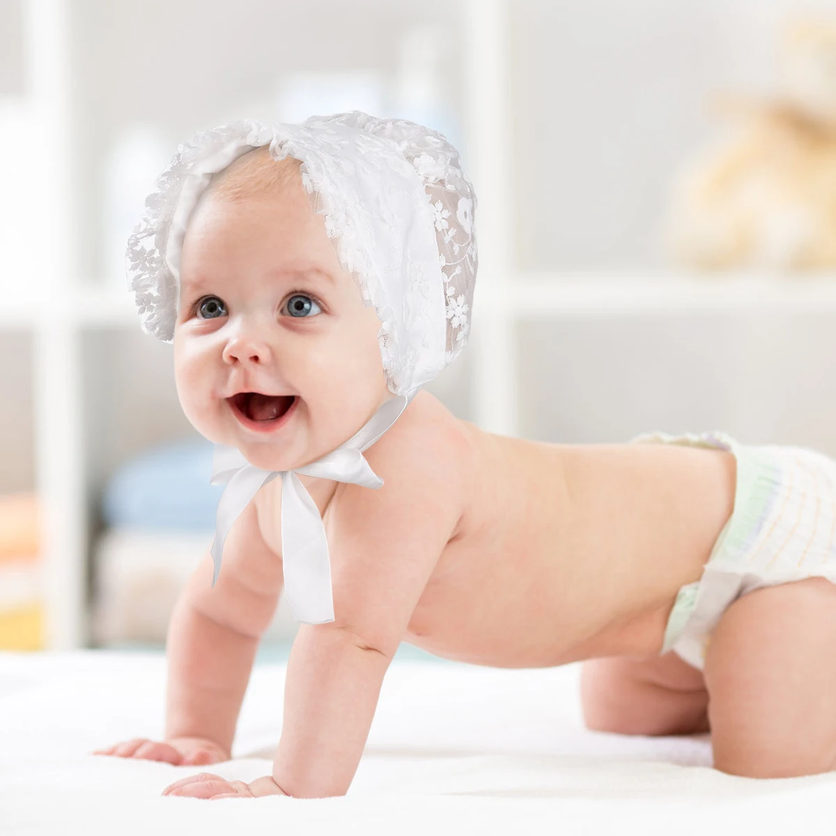 

Baby Hat Lace Girls Hat Newborn Hat Lace Cap Lace Baby
