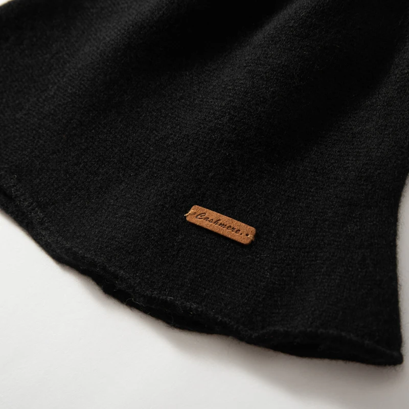 MERRILAMB Neue Kaschmir Eimer Hüte Herbst Winter Hohe Qualität Mode Im Freien Einfarbig Warme Kaschmir Gestrickte Kappe für Frauen – Detail 22