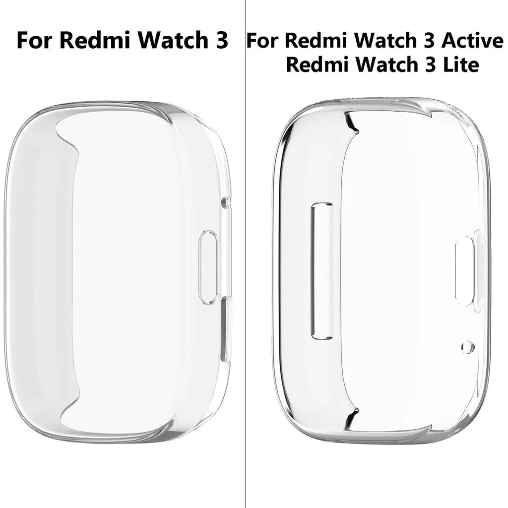 Чехол из ТПУ для Redmi Watch 3/Active/Lite, силиконовая искусственная защита, чехол из ТПУ для Redmi Watch 3/Active/Lite