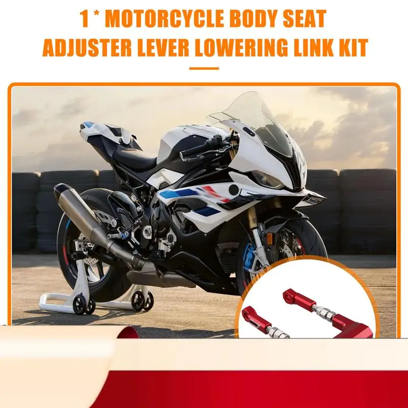 

CNC Motorcycle Seat Lowering Links Kit Suspension Linkage Drop Kit For BMW S1000R 14-16 S1000RR 10-13-N32R
