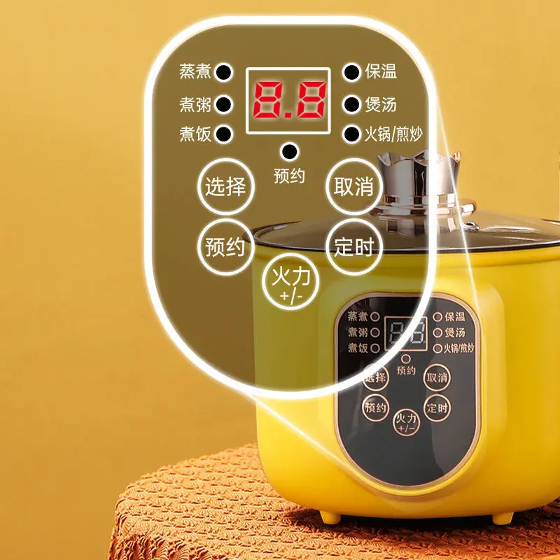 Electric Hot Pot Cooker Multicooker Hotpot Stew Heating Eggs Soup Pan Noodles  Steamer Rice Cookers Cooking Pot EU Plug