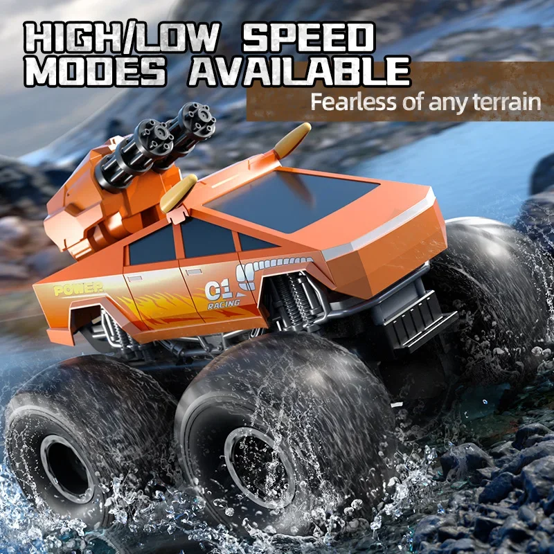 JJRC Q213 METRIS Amphibious RC Car 4WD Big-foot Truck With Water Cannon Waterproof Stunt Climbing Off-road Vehicle Toy For Kids view 4
