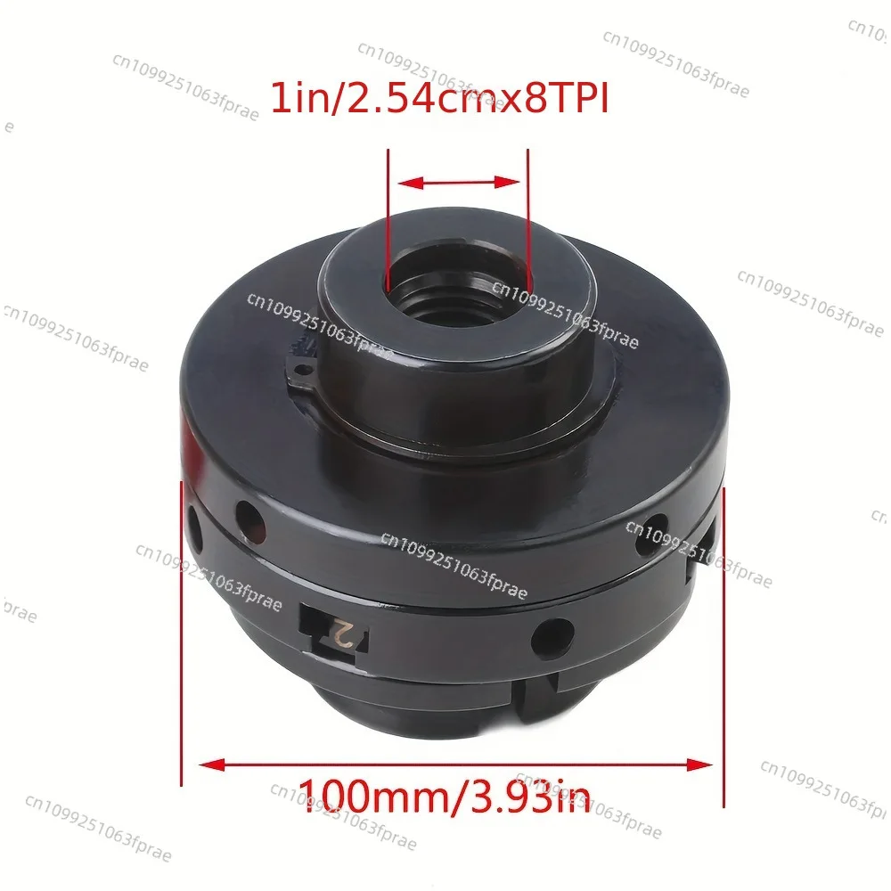 

1 set of 4 "wooden lathe chucks 1" x 8 tpi thread self-centering 4 jaw black wooden turning chucks