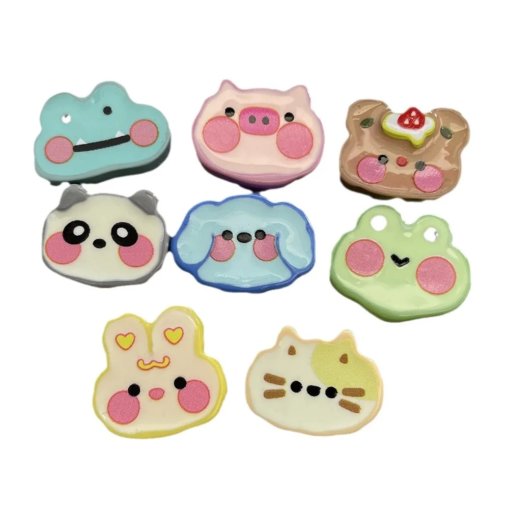 MINISO Cute Animal Cartoon Resin PVC Charm Shoes Accessories Garden Shoes Clogs Sandals DIY Decoration Birthday Party Gifts