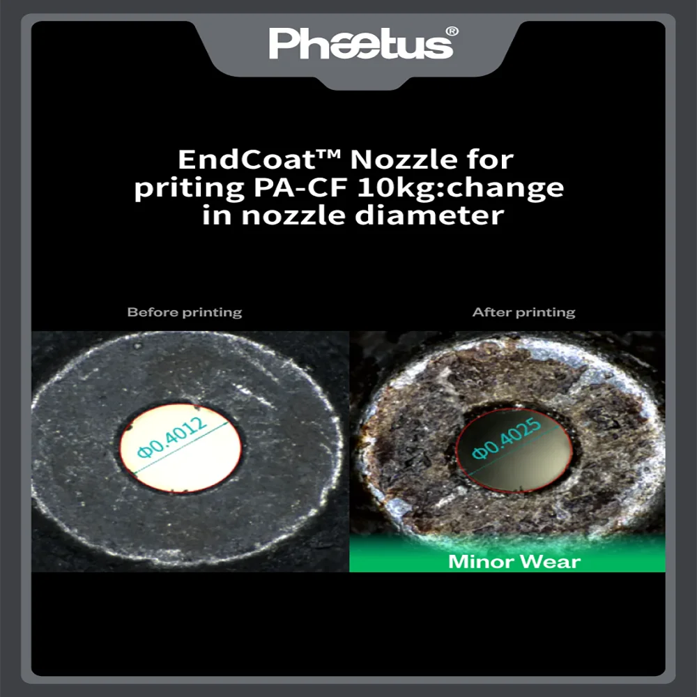 Phaetus Upgrade Nozzle 0.4mm EndCoat™ Nozzle Quick-Swap For Creality K1C / NEW K1MAX / Ender-3 V3 /Ender 3 V3 Plus 3D Printer