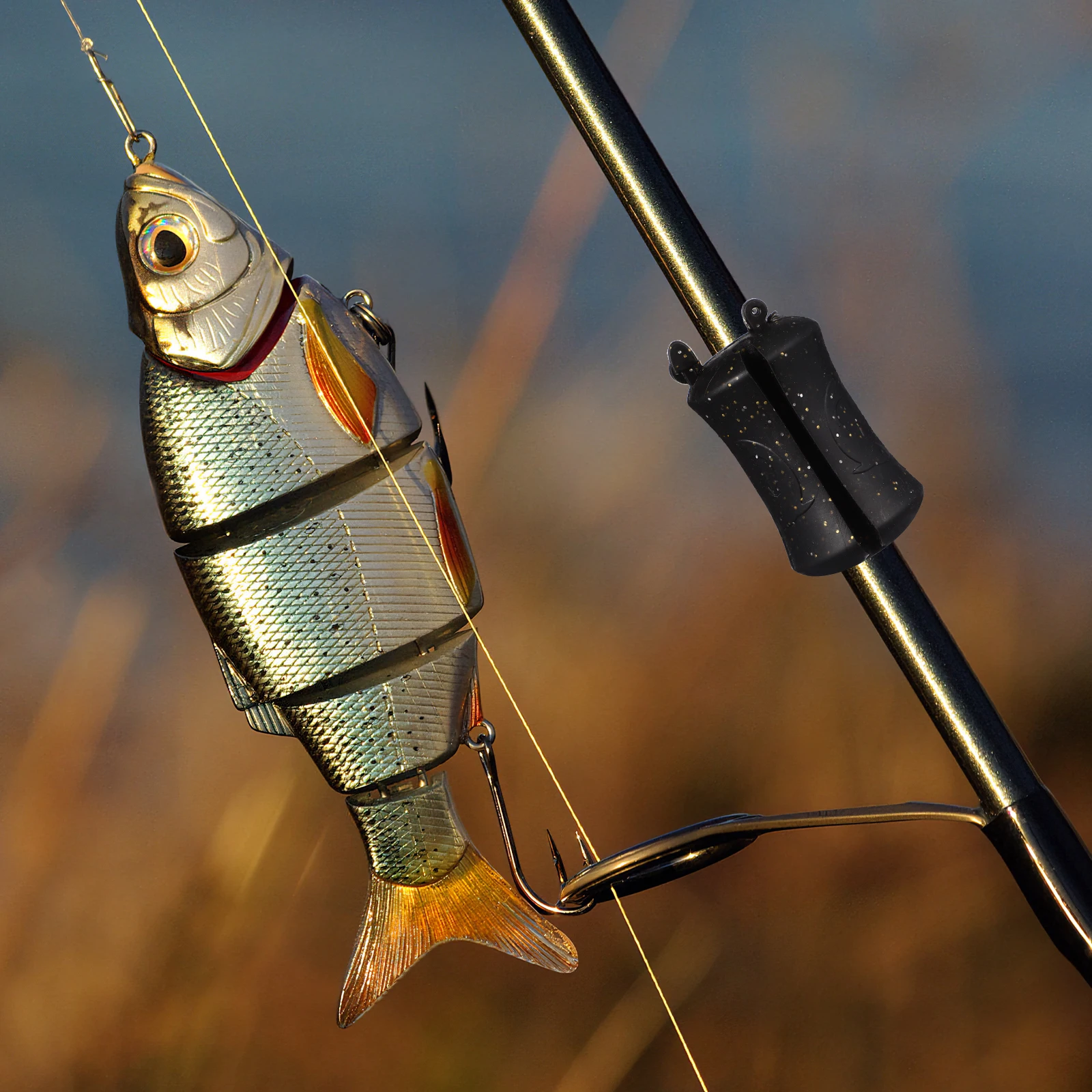 

10 pcs Bound Pole Ball Accessories Fixed Protector Tool Clips Tpr Fastener Rod Holder Pole Protector Fishing Rod Clips Outdoor