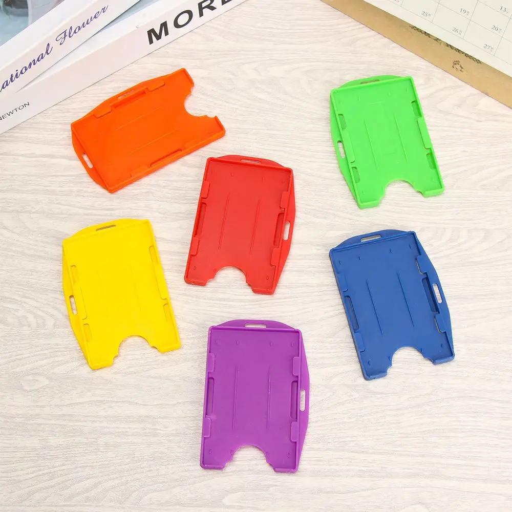 Practical Unisex ID Business Case Protector Cover Badge Multi-use Name Card Work Card Holders ID Card Pouch Card Sleeve