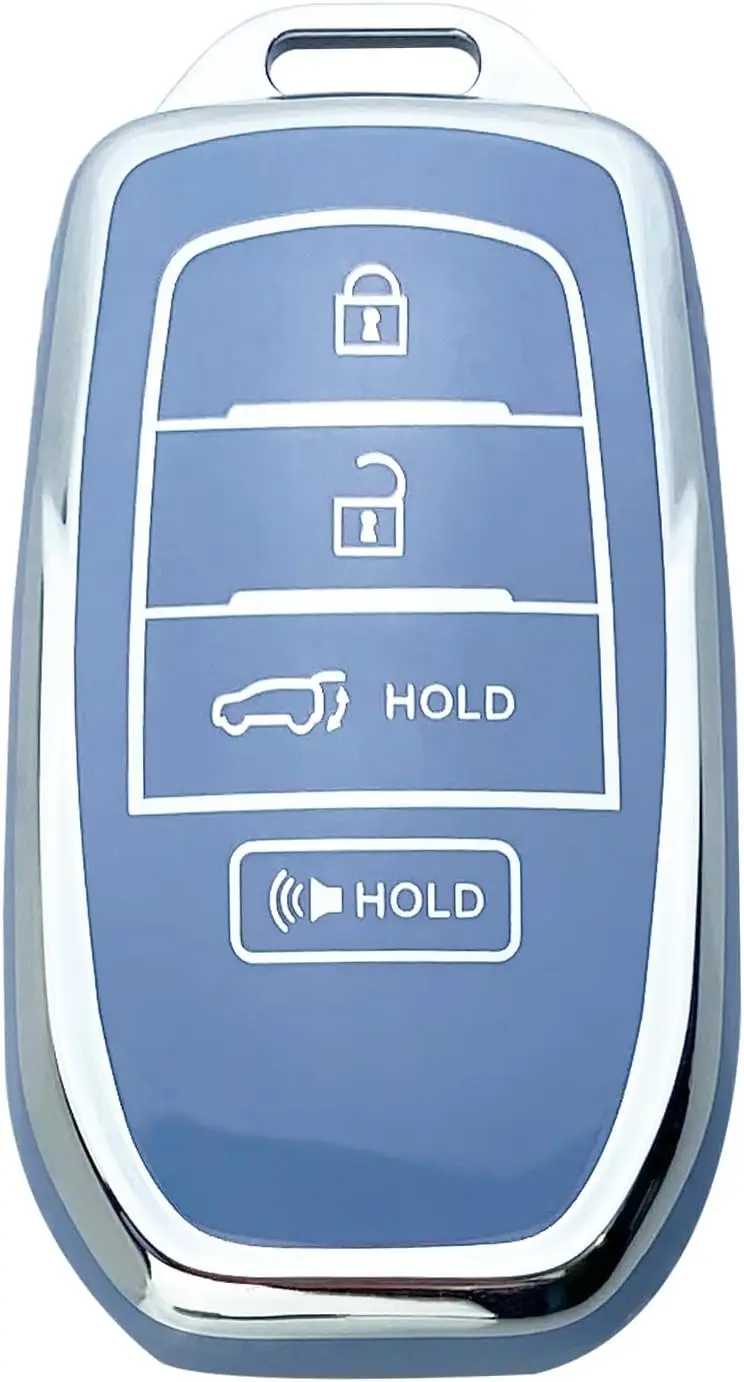 

Key Fob Cover Case Compatible with Toyota RAV4 Prime, Corolla Cross, Tundra, Grand Highlander, Venza, Sienna