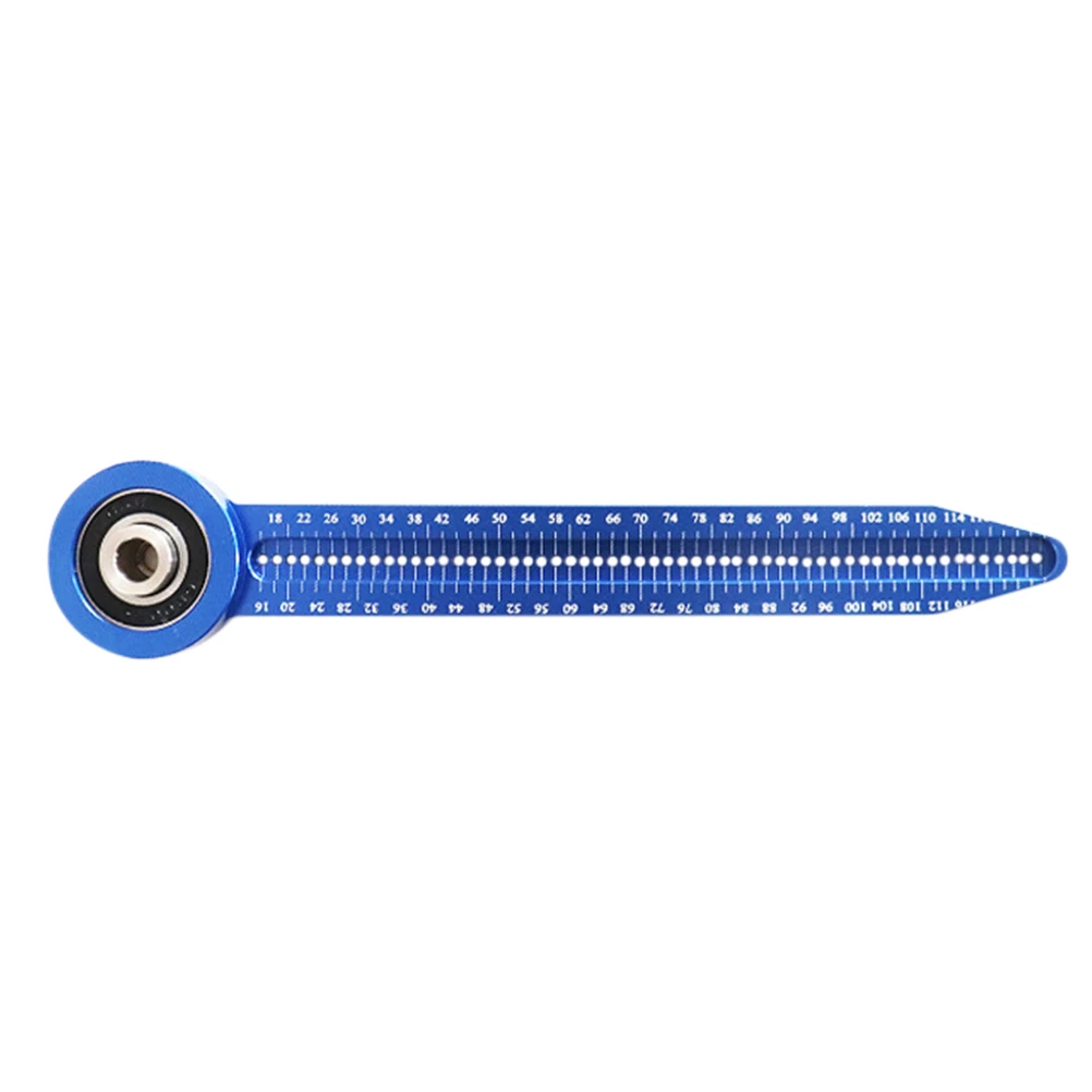 

Aluminum Alloy Drawing Compass Hole Ruler Durable Precision Tool for Students Woodworking Engineering Design Marking Gauge