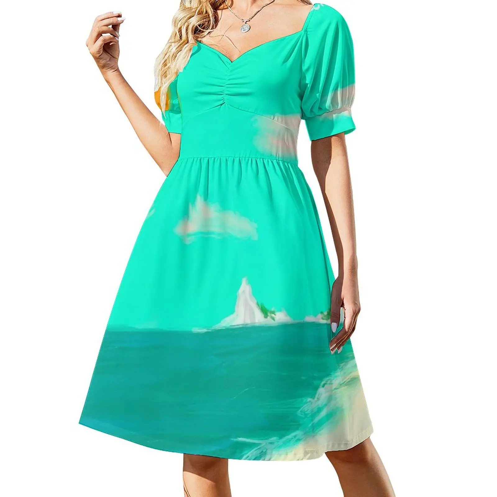 

turtle beach, Zentera Short-Sleeved Dress elegant dresses for women bandage dress festival outfit women women clothes