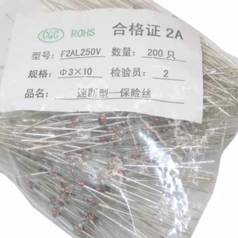 

1000 шт. 3*10 мм 0.5A/1A/1.5A/2A/2.5A/3A/4A/5A 250 В осевой быстродействующий стеклянный предохранитель со свинцовым проводом 3X10