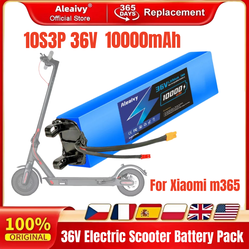 10S3P 36 فولت بطارية 7800 مللي أمبير مناسبة ل Xiaomi M365/M365pro بطارية سكوتر كهربائي جديدة 18650 بطارية ليثيوم أيون مع BMS