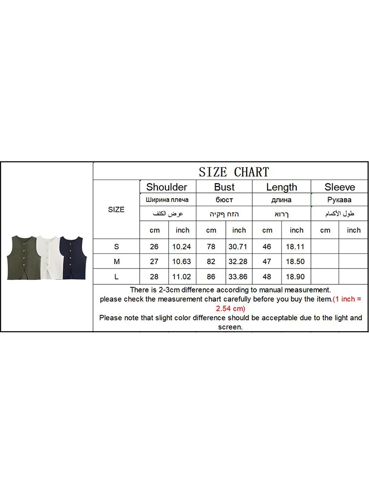 TRAF Autumn Women Knitted Vest 2024 New Fashion Metal Buttons Tops Single Breasted Thin Cardigan Chic Causal Streetwear