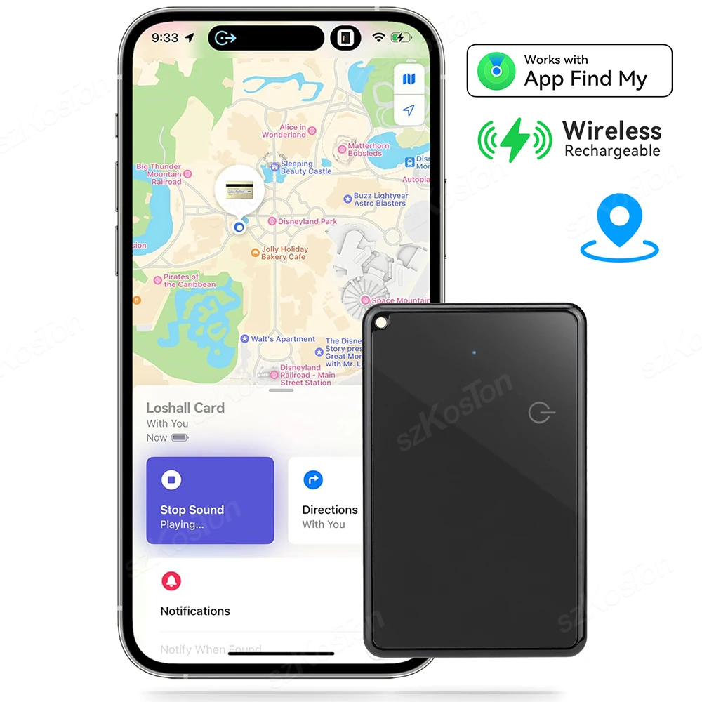 GPS 로케이터 무선 충전 작업, 애플 파인드 마이 앱 아이템, 방수 로케이터 추적 장치, 수하물 태그 지갑 여권