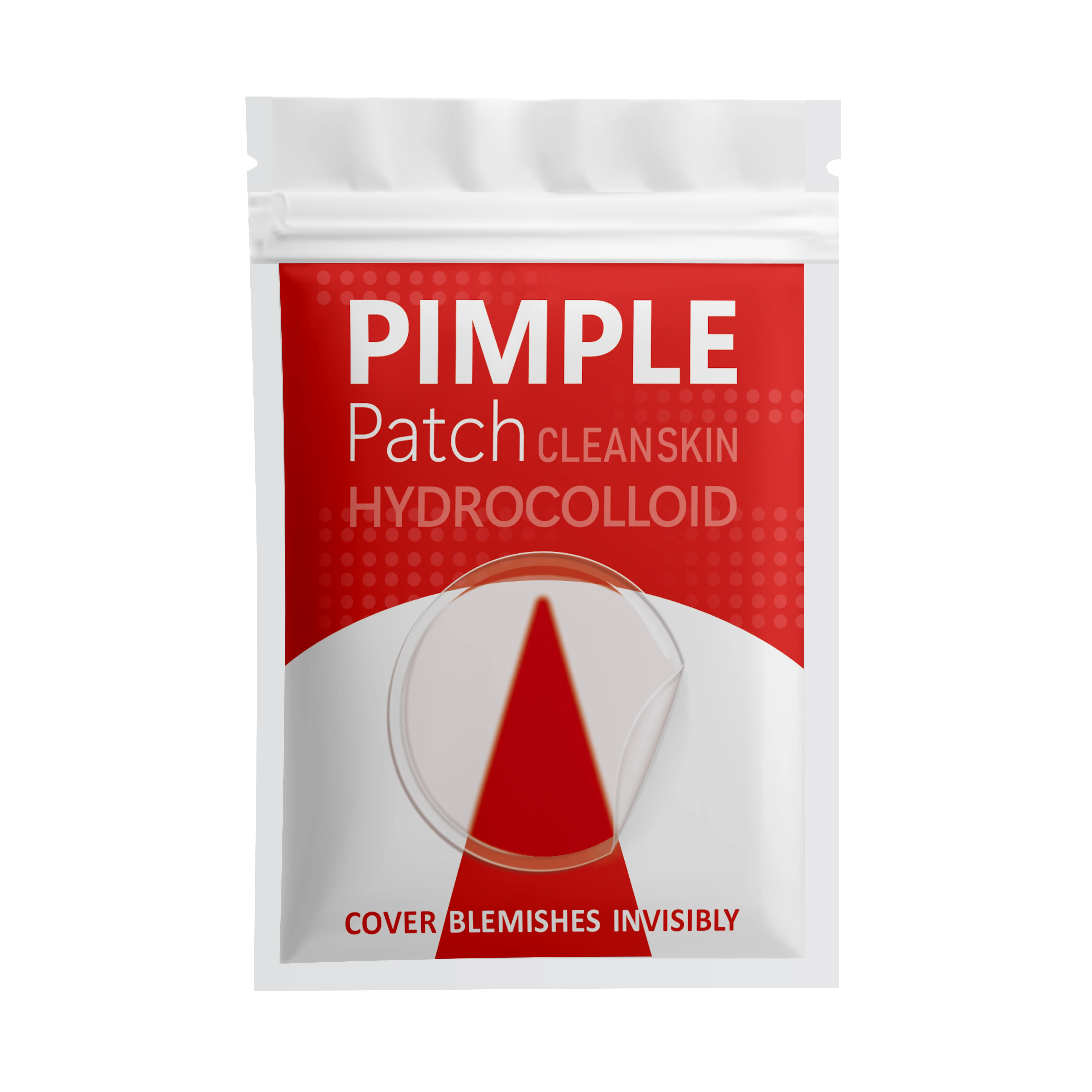 360 قطعة من رقع حب الشباب الشفافة المستديرة باللون الأحمر - مقاومة للماء وجيدة التهوية #2