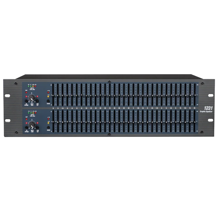 Dj Equipment Audio Equipment Audio Sound System Graphic Equalizer Dual Channel 31 Band Karaoke 1231 Equalizer