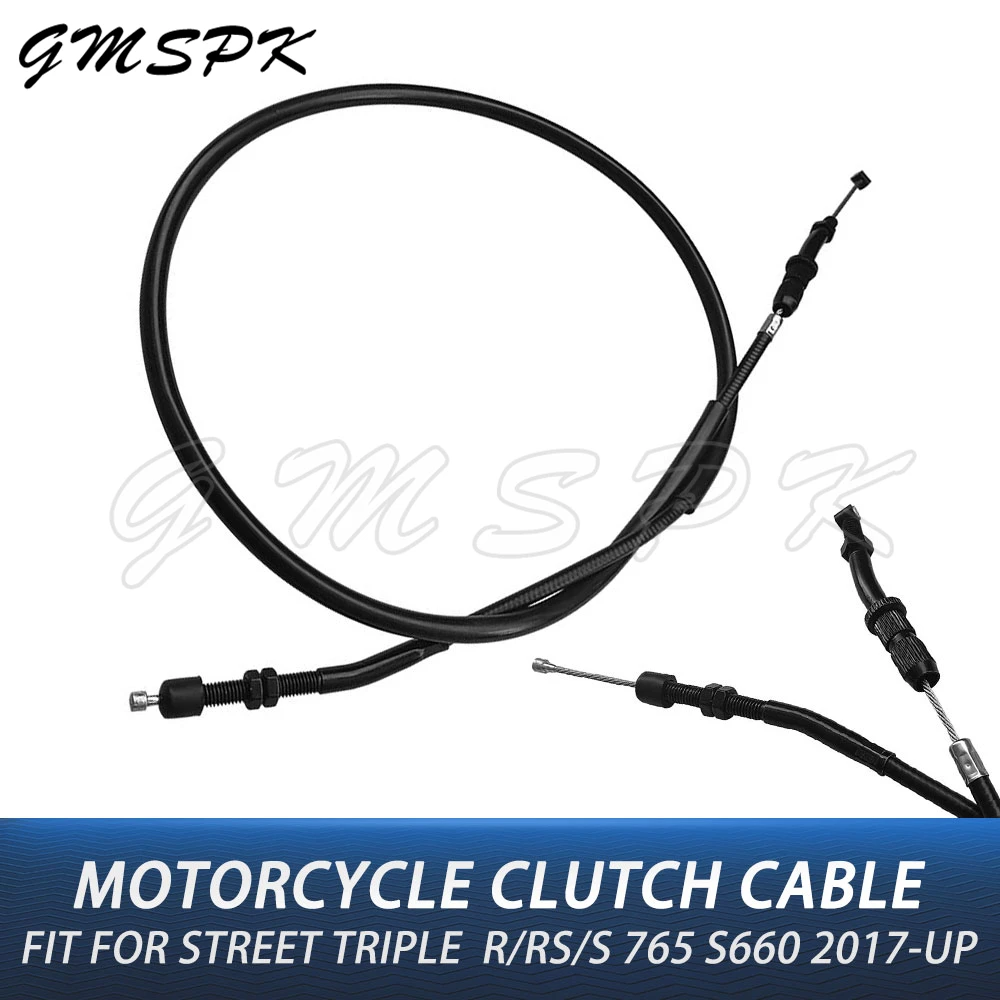 Motorcycle Clutch Cable Clutch Control Cable Wire Fit for Triumph Street Triple R RS S 765 S660 17-23 Ref.OEM T2042283 T2041643