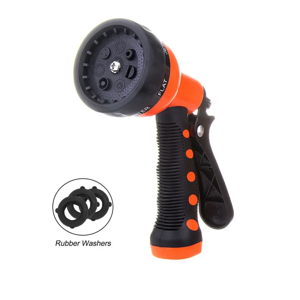 7 Watering Pattern Garden Hose Nozzle Sprayer Lightweight High Pressure Washer Sprinklers for Home Outdoor Pets