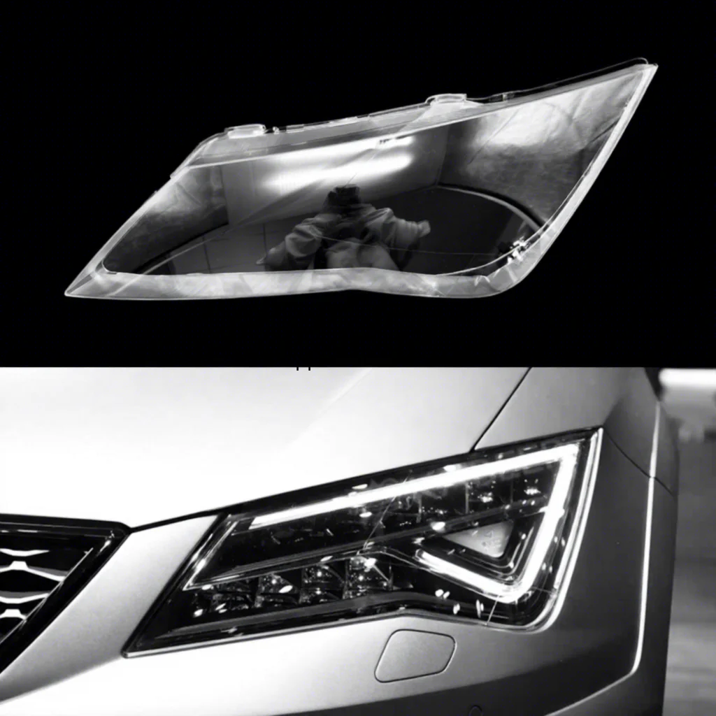 

Headlight Transparent Lens Cover for SEAT 2013-2018 SEAT LEON Headlight Lamp Light Cover OEM Restore Car Headlight Parts