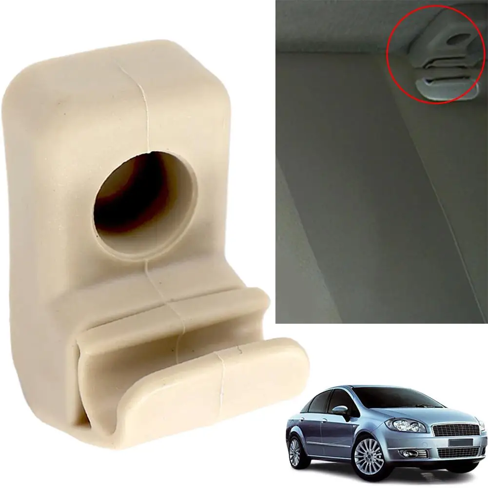 1 قطعة السيارات الداخلية الشمس قناع هوك حامل قصاصة جبل 735411088 لشركة فيات بونتو الخ قوس شماعات استبدال كليب B4T1