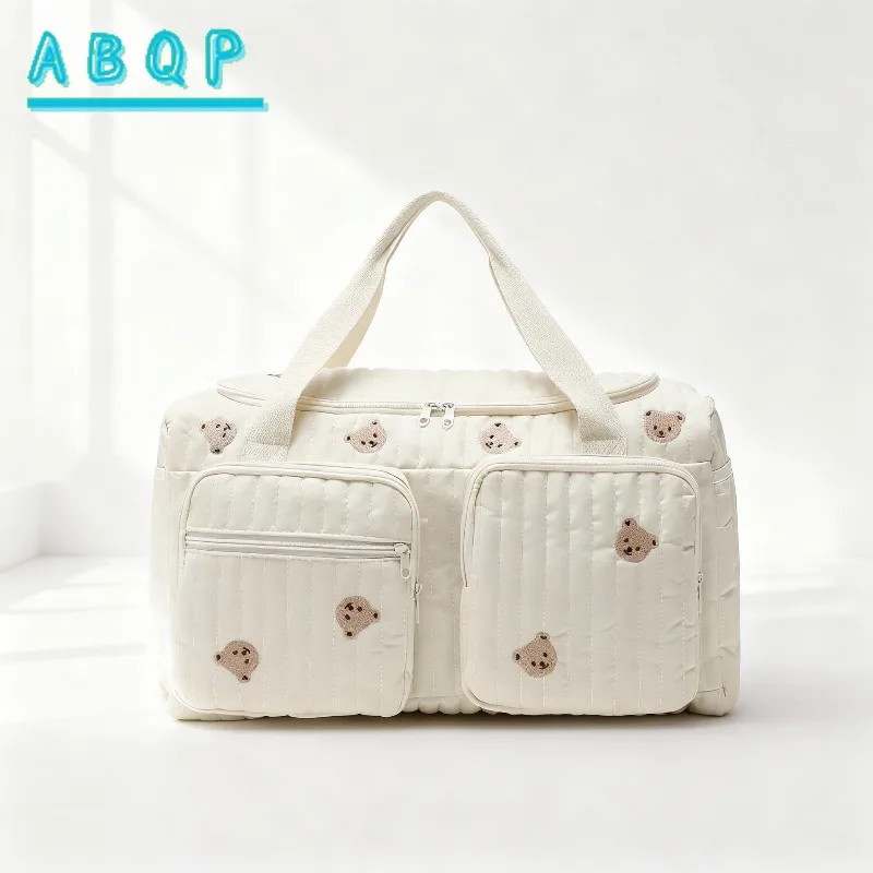 Diaper Bag Handbag Large Capacity Cartoon Baby Products Storage Bag Fashionable Lightweight Outing Baby Bag Multifunctional