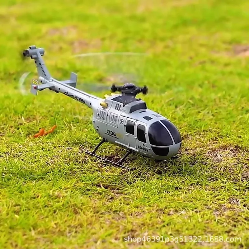 Rc Era Helicóptero de Controle Remoto 1/48 Simulação Modelo Elétrico Helicóptero Armado Hélice Única Aileron Livre Bo-150