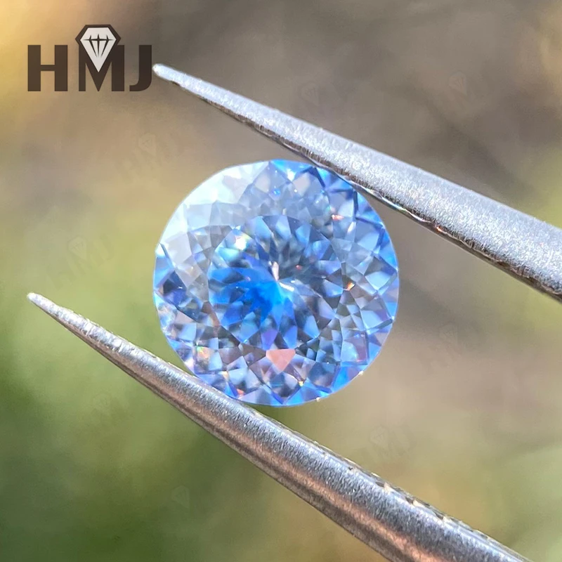 Moissanit-Diamant, mehrfarbig, rund, 100 Facetten, mit GRA-Zertifikat, DIY-Ring, Halskette, Ohrringe für die Schmuckherstellung, Großhandel – Detail 6