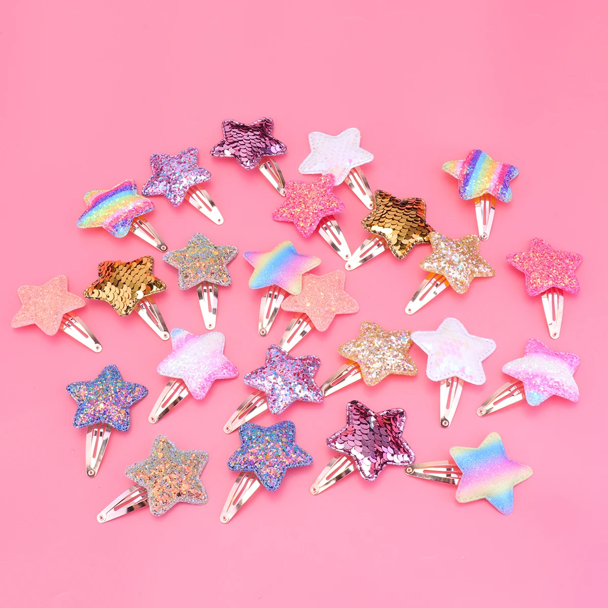 

Pentagram Hair Clips Durable Material Kids Hairpins Bobby Child Accessories Girls Festival School Party