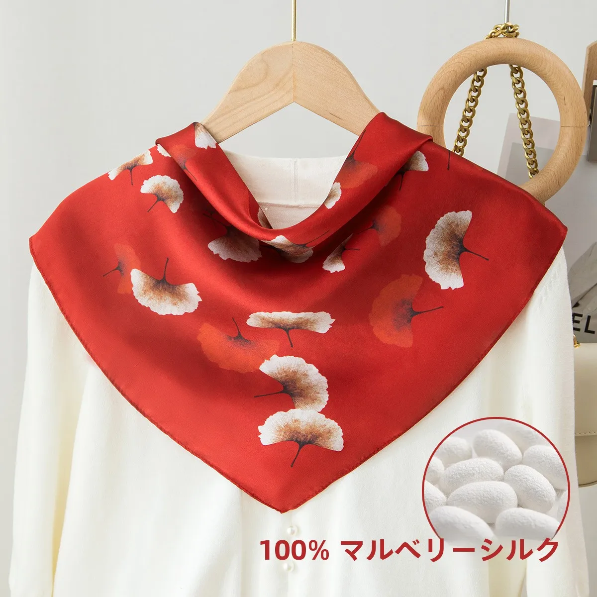 シルクスカーフ女性の首の保護装飾2ムミーサテン本物のシルク小さな正方形バッグギフトパックhonarブランド中国風