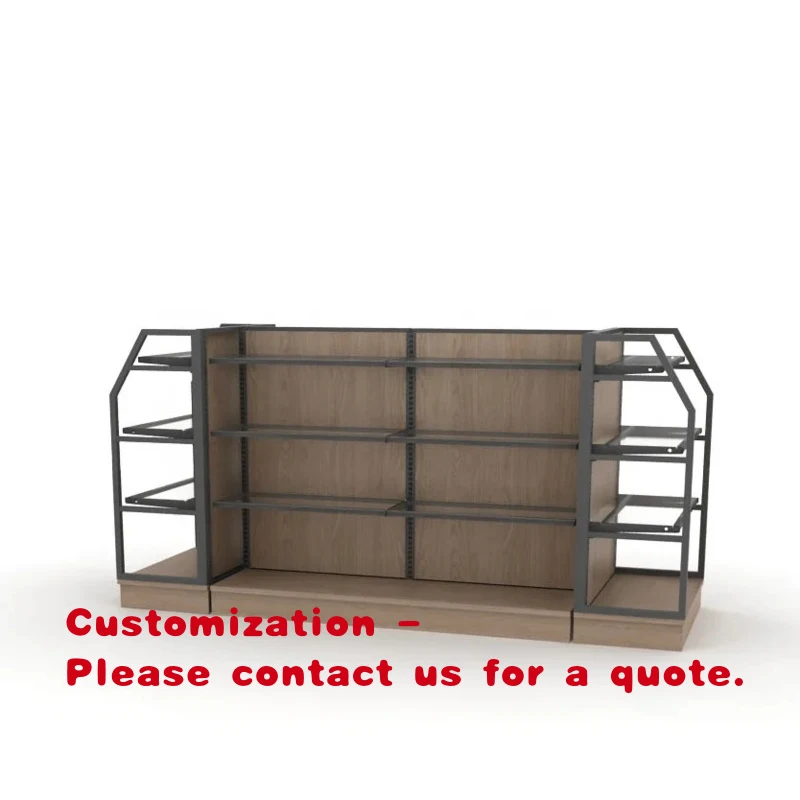 custom.Customized Supermarket Retail Shelf Display Stand Wood Supermarket Shelves Store Display Racks Grocery
