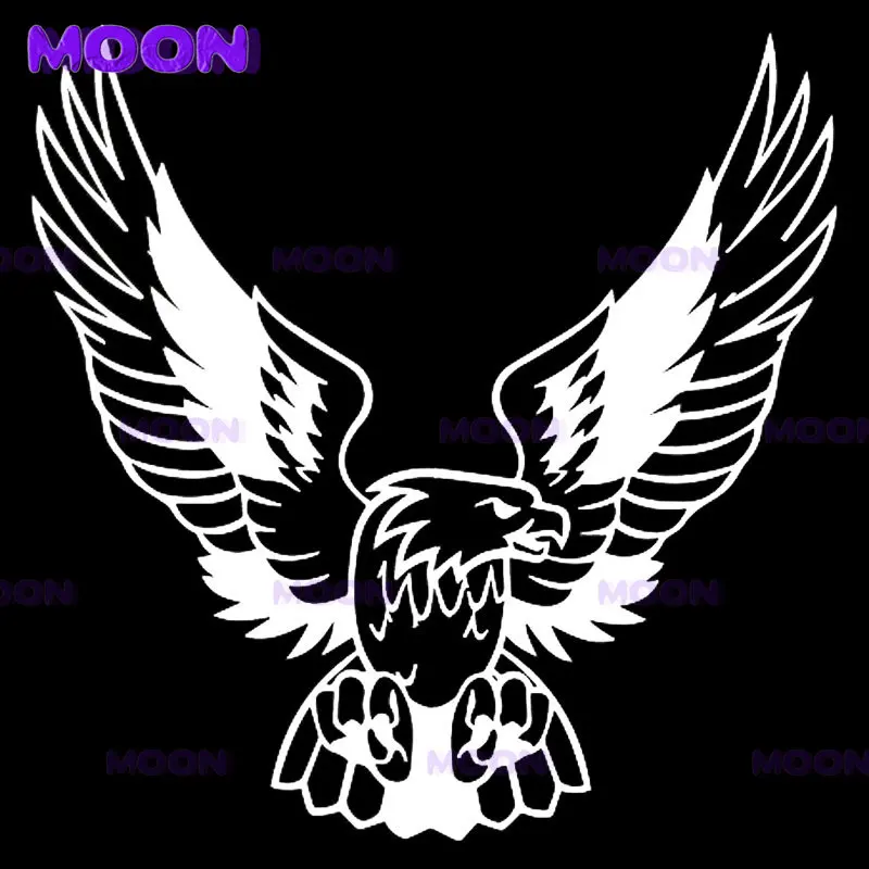 

3D Personalized Animal Car Decal Fashionable Eagle on Car Funny Animal Decal and Label Vinyl Car Styling