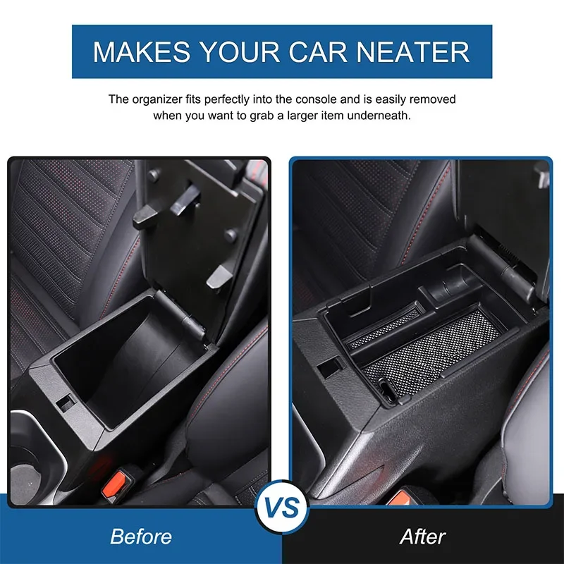 Car Central Console Armrest Storage Box Organizer Tray Arm Rest Container For Alfa Romeo Tonale 2022-2024 Interior Accessories