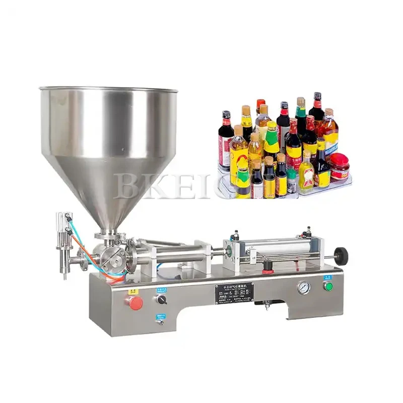 Commercial Milk Beverage Filling Machine Oil Spicy Sauce Tomato Sauce Shampoo Quantitative Filling Machine