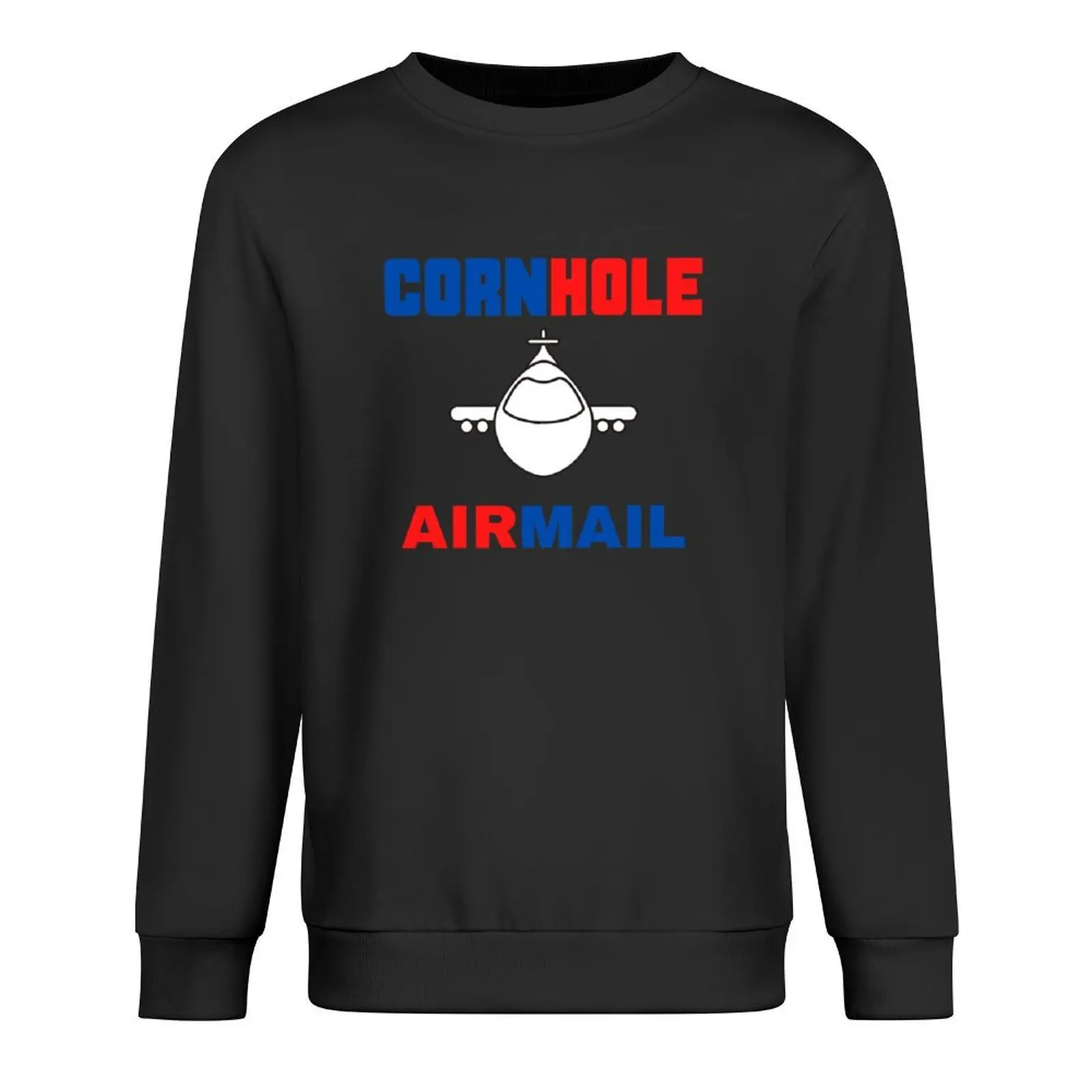 

Cornhole Air Mail Four Bagger Cornhole Fan or Player Design Pullover men's sweat-shirt set new sweatshirts