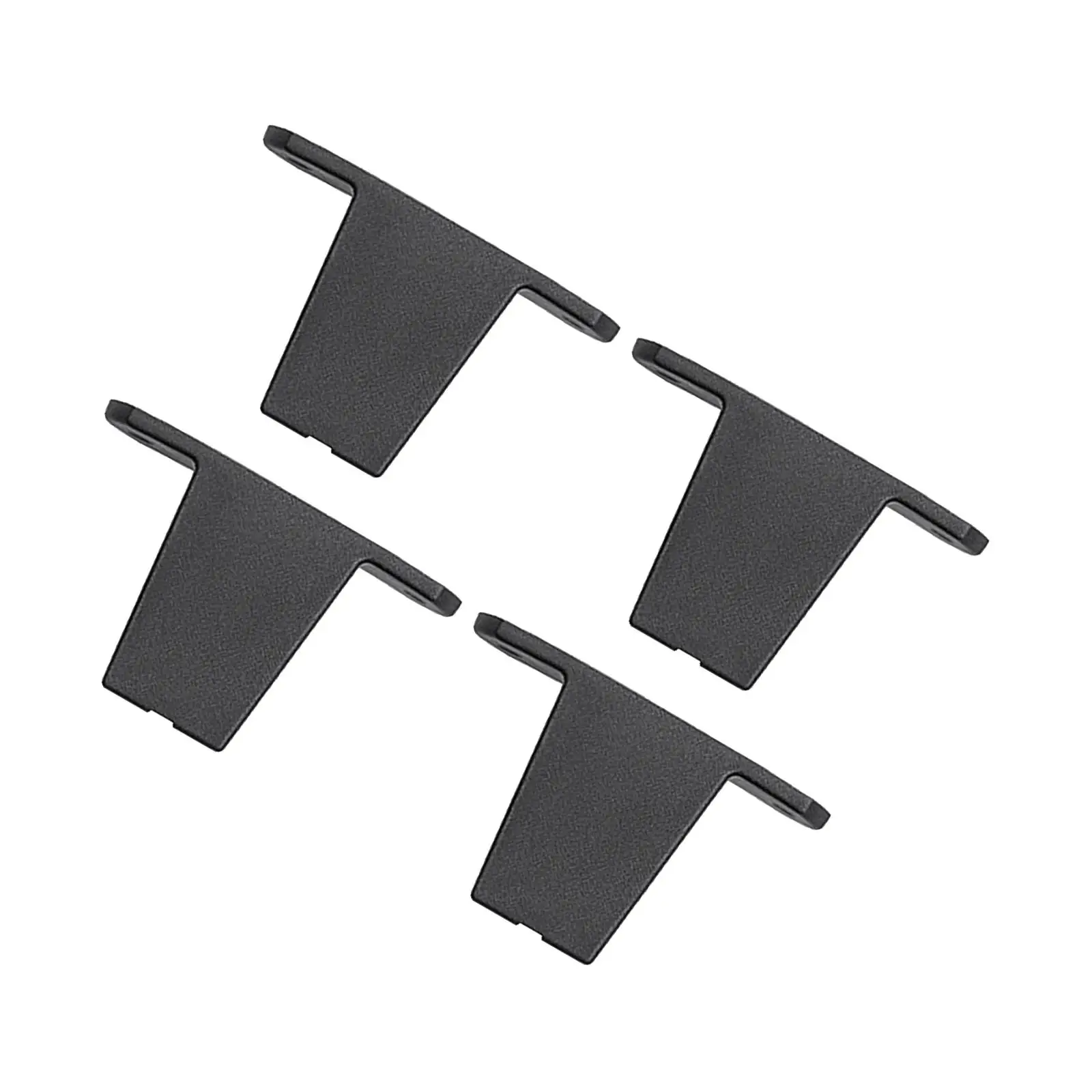 Replacement Suitcase Feet Bracket Stud Black Plastic Luggage Bottom Stand Feet for Travel Bags Wood Boxes