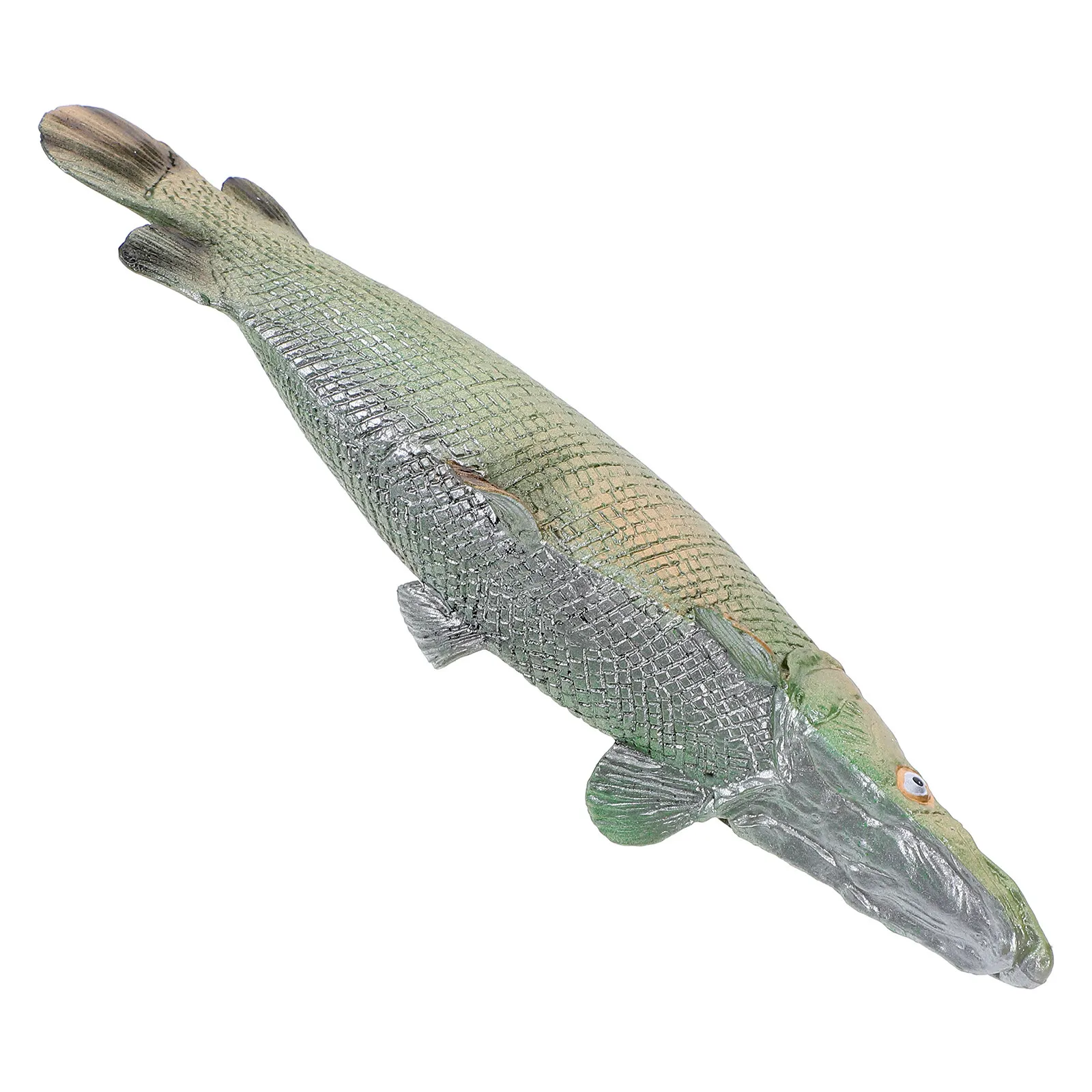 

Lifelike Plastic Atractosteus Spatula Fish Realistic Imitation Simulation Educational Marine Animal Play Fun Aquarium Ornament