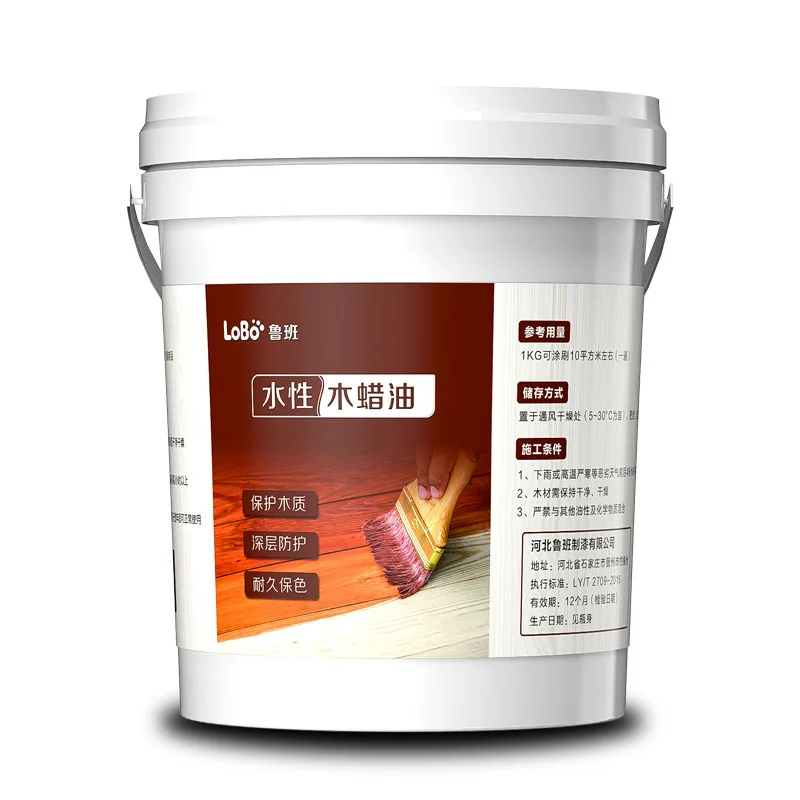 Aceite de cera de madera anticorrosión para exteriores, pintura de madera impermeable, cera de madera a base de agua, aceite de muebles, cera de abeja para pulir