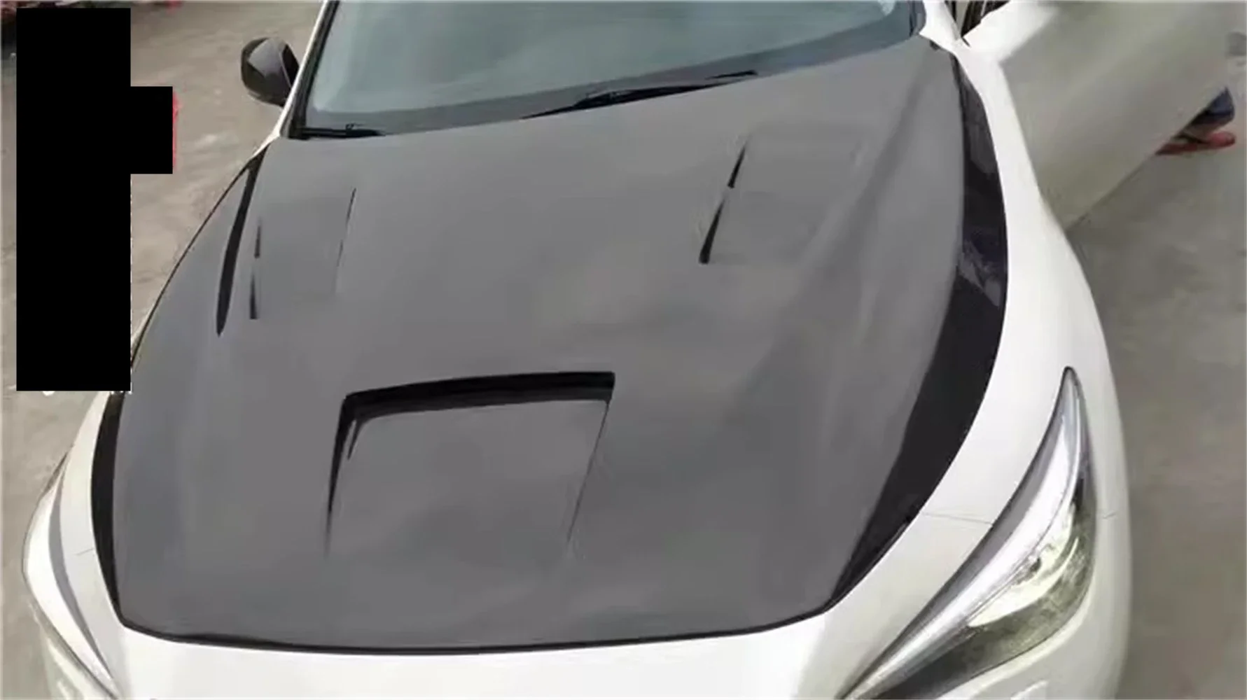 

For Infiniti Q50 Carbon Fiber Hood Q50L Q50S Conversion Eau Rouge Open Engine hood