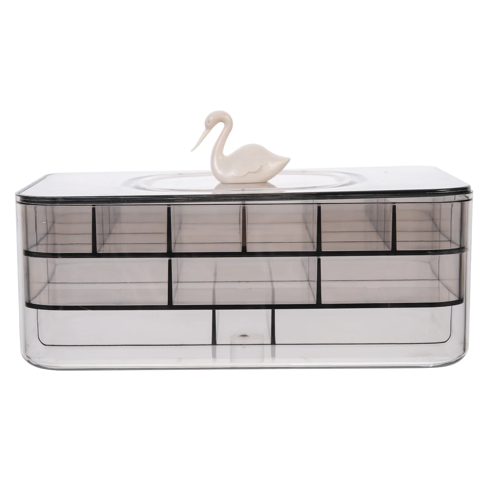 

Компактная коробка для хранения ювелирных изделий с несколькими слотами, пластиковый чехол, органайзер для ювелирных изделий для колец, сережек, ожерелья, коробка для сережек для путешествий