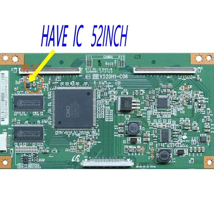 

FREE shipping！V520H1-C06 46 "40" 52 "TV logic board t-con for T-con tcon tv samsung le46b530 LE40N87BD