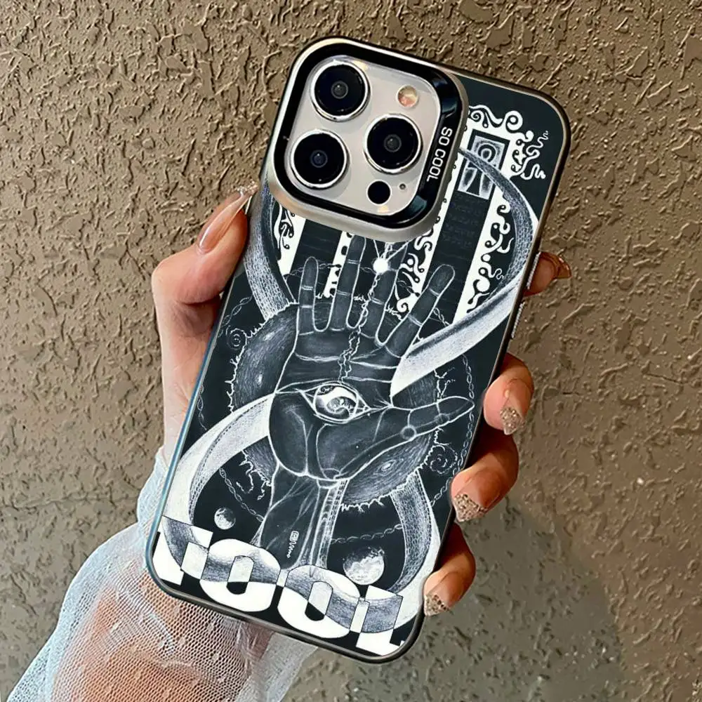 Classic Tool Band Lateralus Phone Case For iPhone17,16,15,14,13,12,11 Pro Max Blcak Matte Shockproof Cover